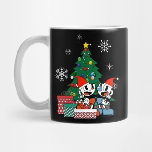 Cuphead Around The Christmas Tree Mug